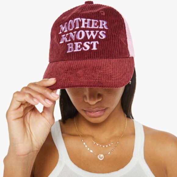 MOTHER DENIM TRUCKER HAT - NEW WITH TAGS - Picture 1 of 6